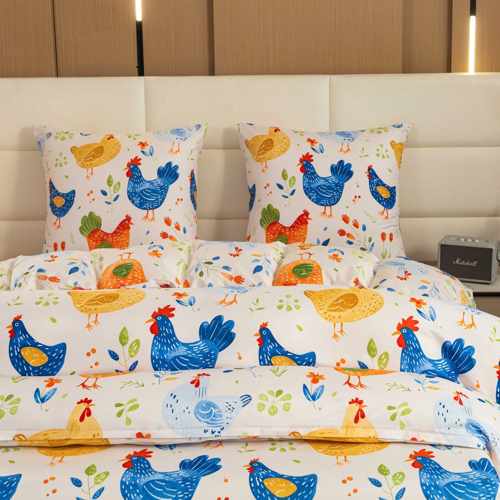 Lenjerie de pat din microfibra HENRIETTA colorata Dimensiune lenjerie de pat: 2 buc 70 x 90 cm | 200 x 220 cm