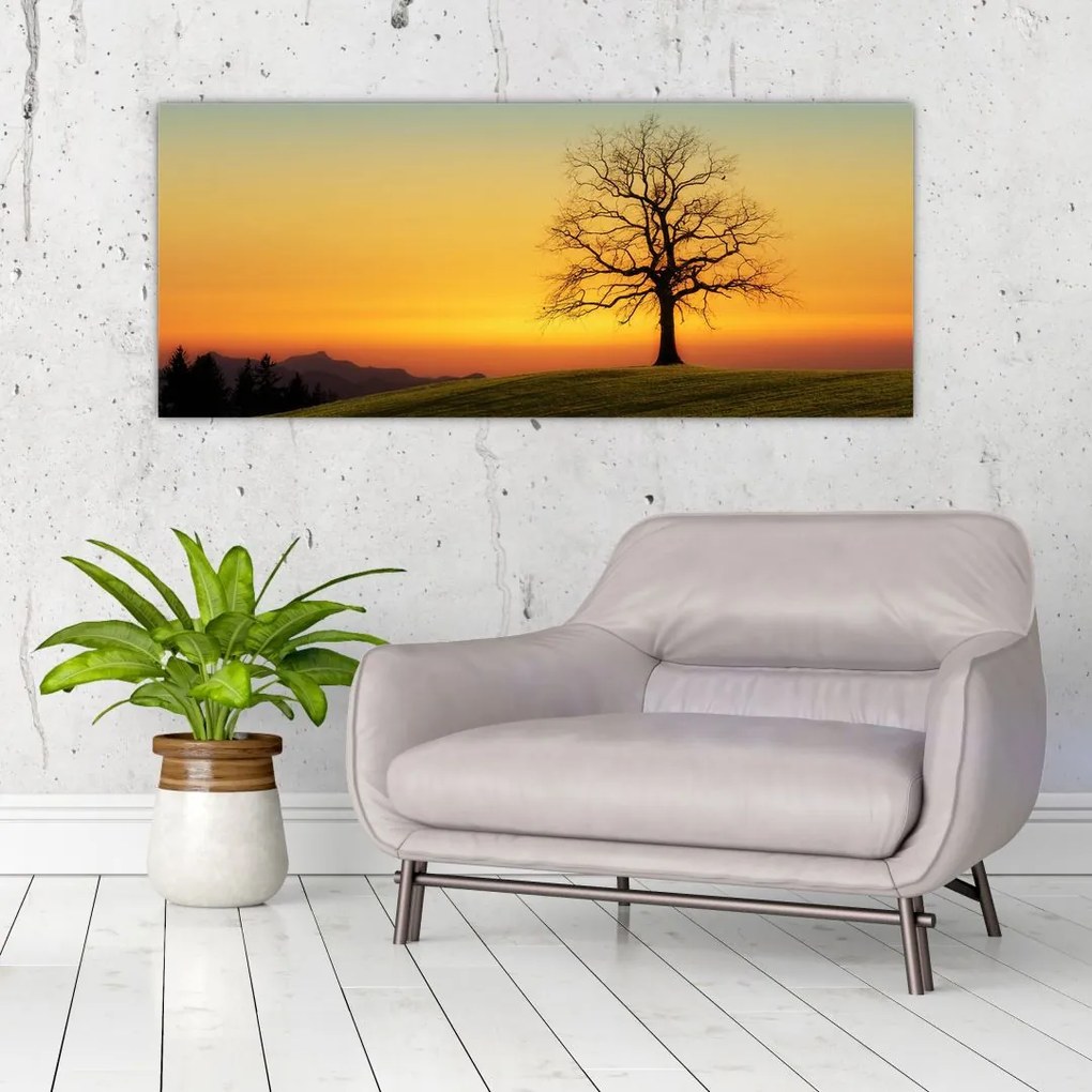 Tablou - Copacul în câmp (120x50 cm)