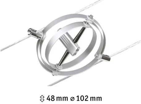 Paulmann 94437 - Spot pentru sistem cu cablu CARDAN, 1x GU5,3/10W, 12V