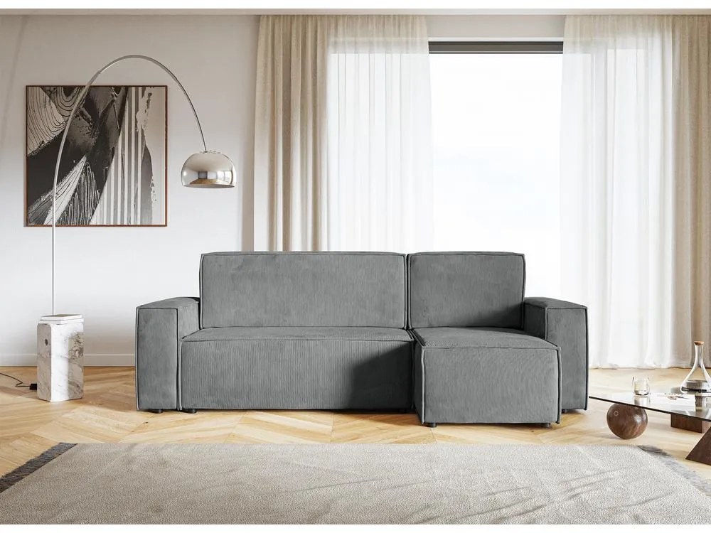 Colțar Copenhagen L (cenușiu + negru). 1098889