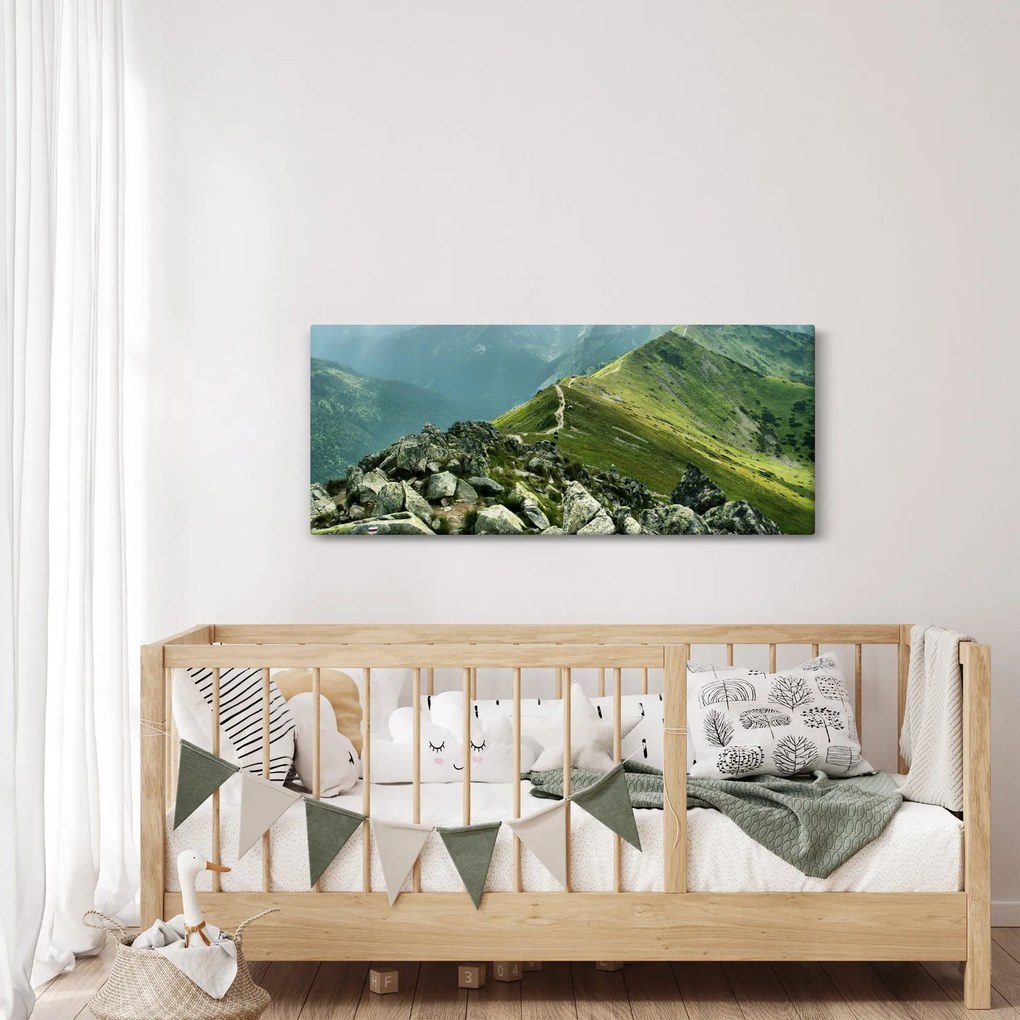 Tablou - Peisaj montan (120x50 cm)