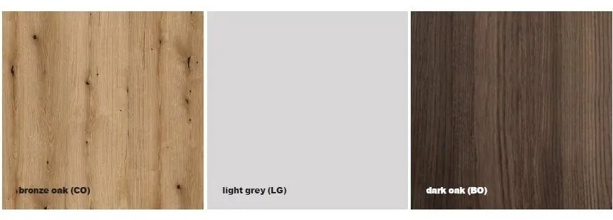 Dulap stativ baie 30x47x189 cm Kolpa San Harmony, cu doua usi reversibile, stejar inchis