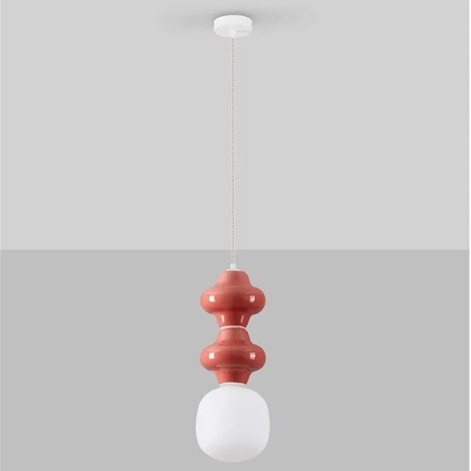 Pendul ceramic design modern CHIC rosu