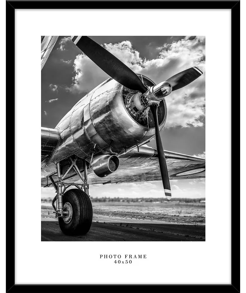 Ramă foto de perete Styler Floryda, 43 x 53 cm, negru