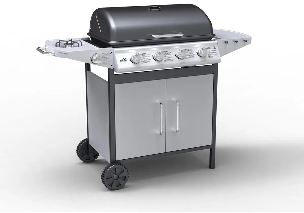 Grătar mobil pe gaz Cattara Master Cheef, 133 x 98x 51 cm