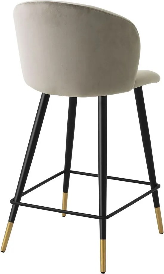 Scaun de bar design elegant LUX Counter Stool Volante, bej 115737 HZ