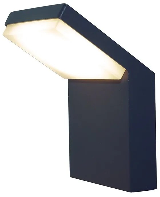 Aplica LED iluminat exterior modern IP65 ALPINE gri inchis