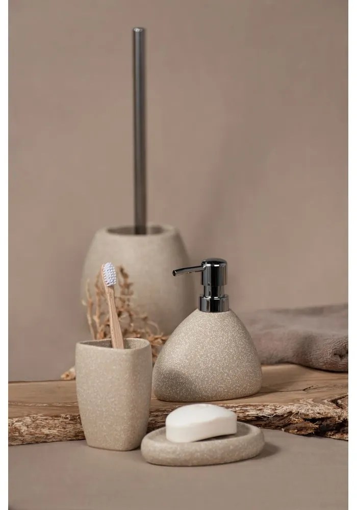 Perie WC din ceramică Wenko Pion, bej