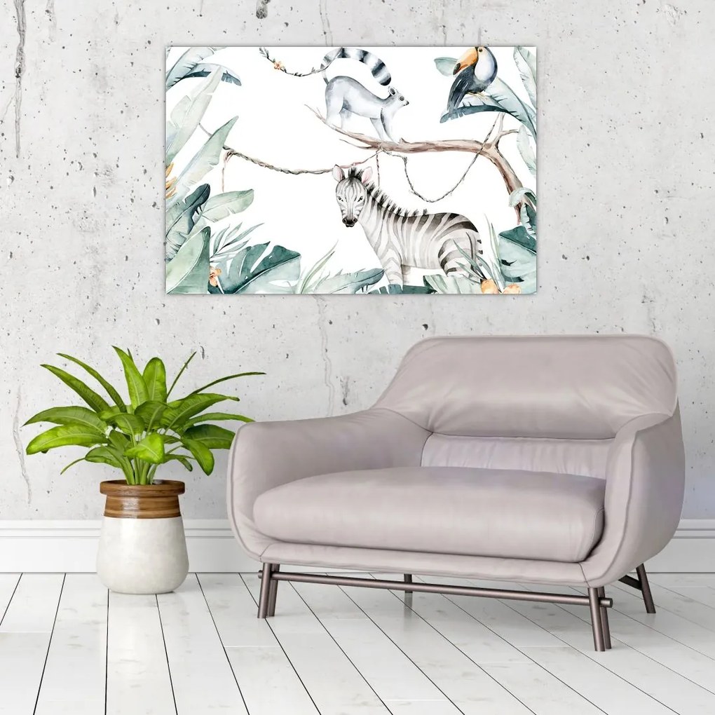 Tablou - Animale exotice (90x60 cm)