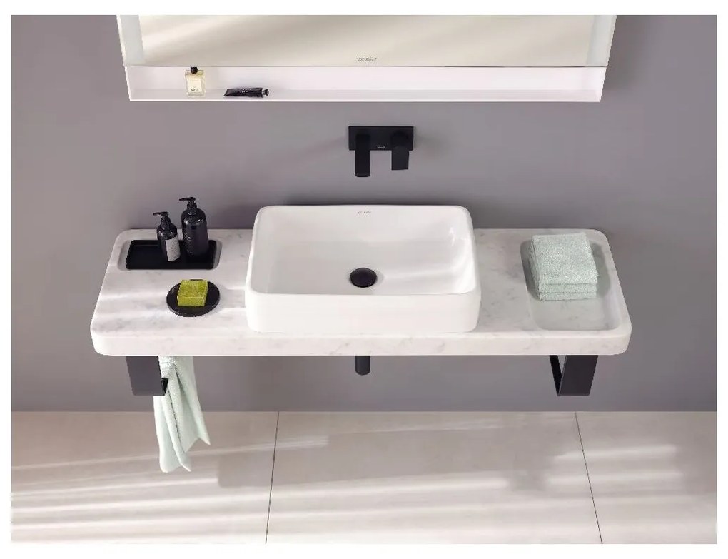 Duravit Tulum baterie lavoar ascuns negru TU1070004046