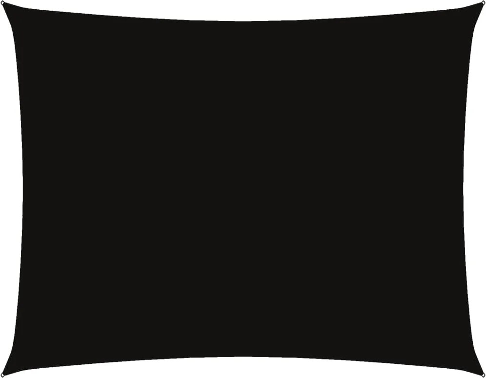 vidaXL Parasolar, negru, 6x7 m, țesătură oxford, dreptunghiular