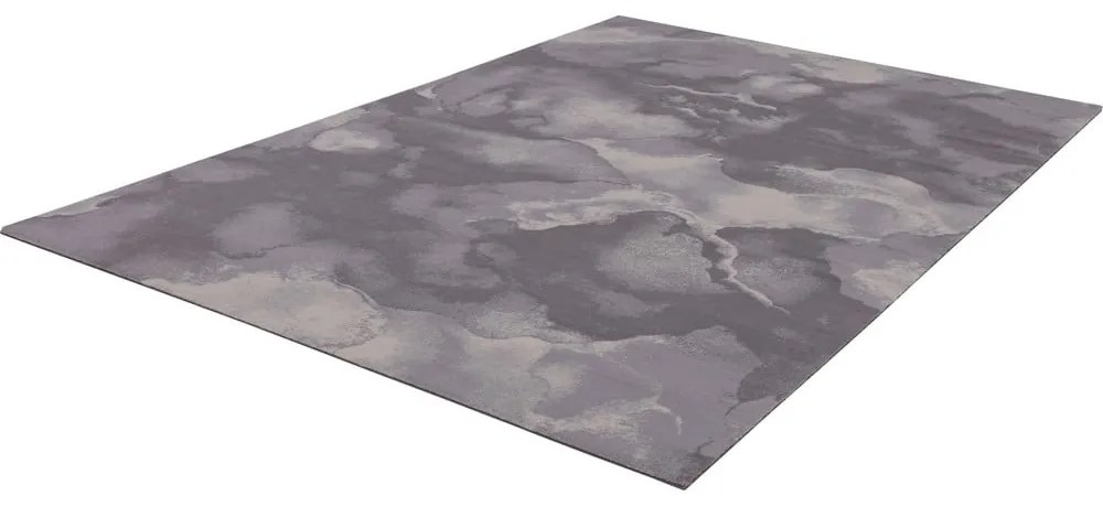 Covor gri din lână 133x180 cm Cirrus – Agnella