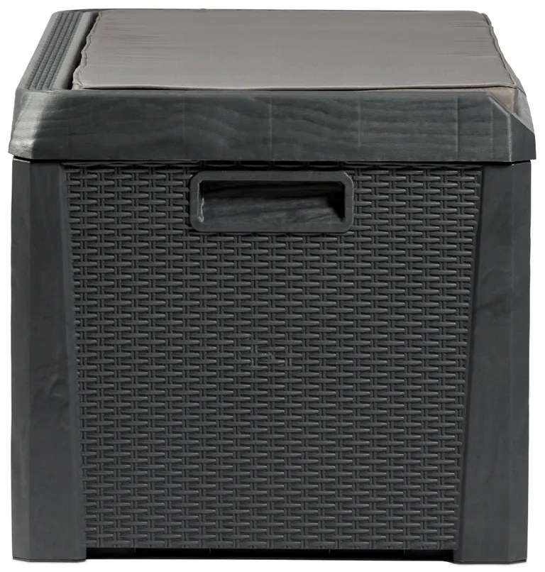 SANTORINI PLUS cutie depozitare plastic gradina 550 L - grafit