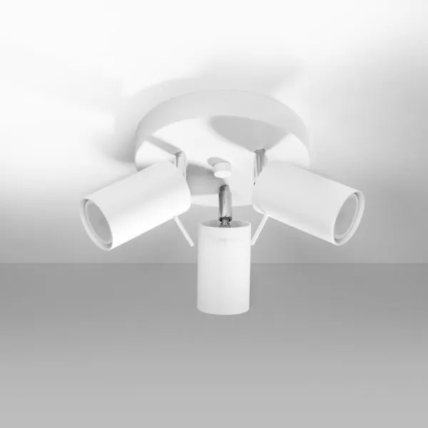 Spot RING 3xGU10/40W/230V alb Sollux SL.1015