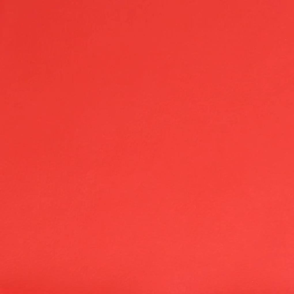 Taburet, rosu, 60x60x39 cm, material textil Rosu