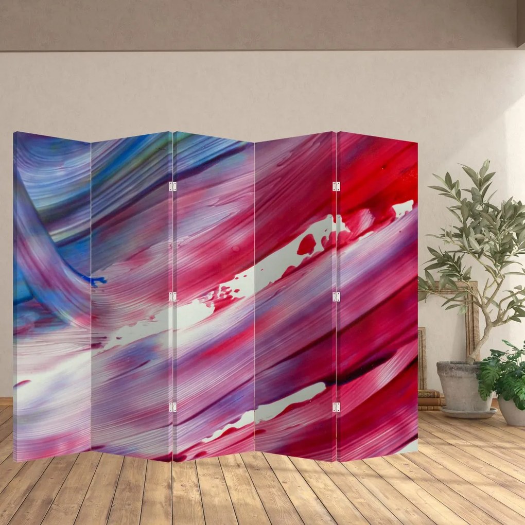 Paravan - Culorile rozalbaste (210x170 cm)