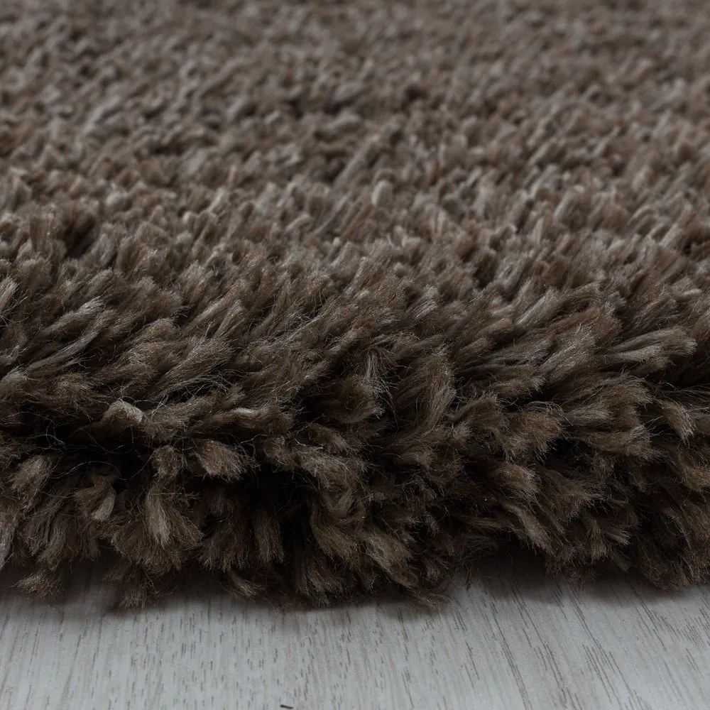 Covor maro închis 80x150 cm Fluffy – Ayyildiz Carpets