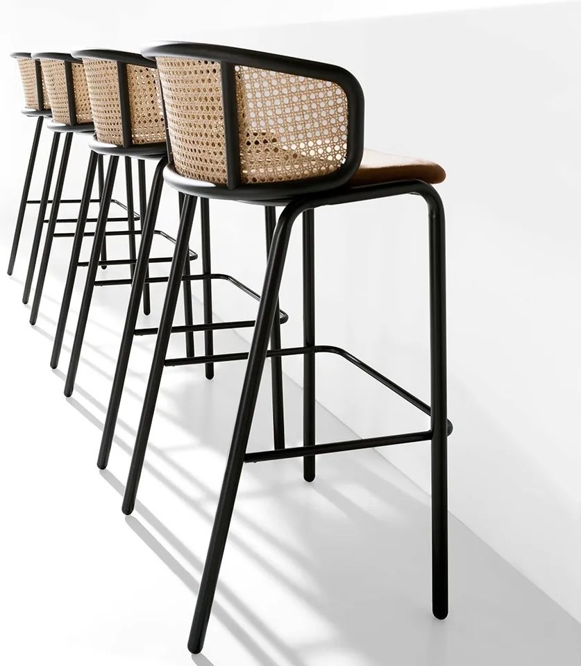 Scaun de bar design modern Rattan
