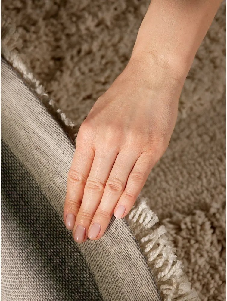 Covor bej țesut manual rotund ø 200 cm Lambeth Jasper – Ted Baker