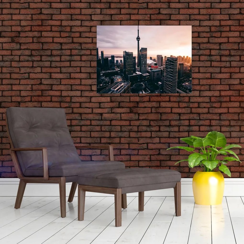 Tablou - Cntru orașului (70x50 cm)