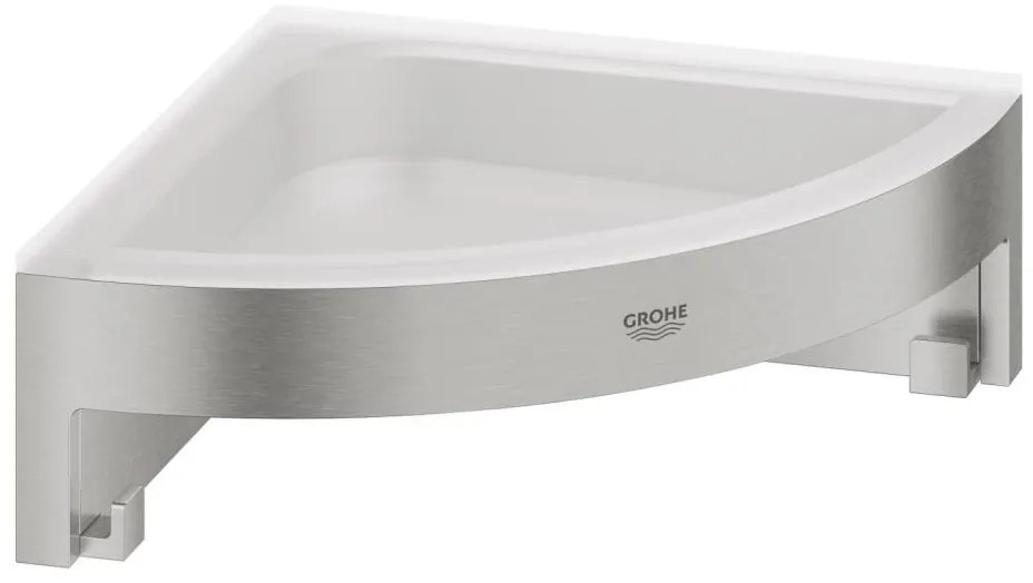 GROHE 41106DC0 - Poliță de colț pentru duș START CUBE, 200 x 200 x 60 mm, inox