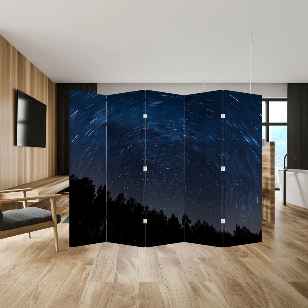 Paravan - cerul nocturn (210x170 cm)