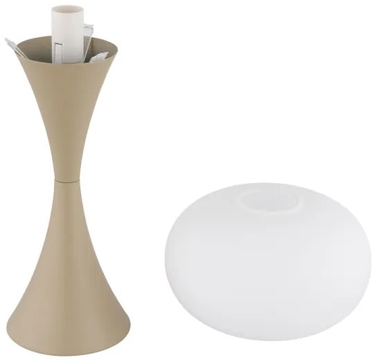 Lampă de masă Globo 21027SA LULA 1xE14/25W/230V bej