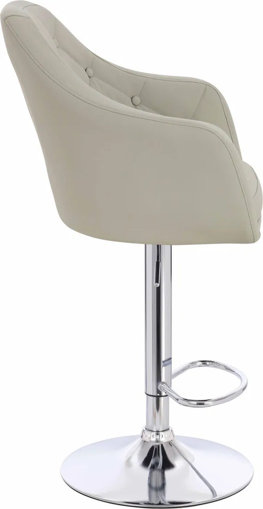 HR831W Scaun Culoare in Piele Ecologica Premium Soft cu Bază Cromata