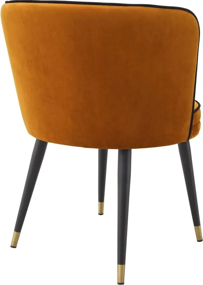 Scaun design LUX Grenada, savona portocaliu 115882 HZ