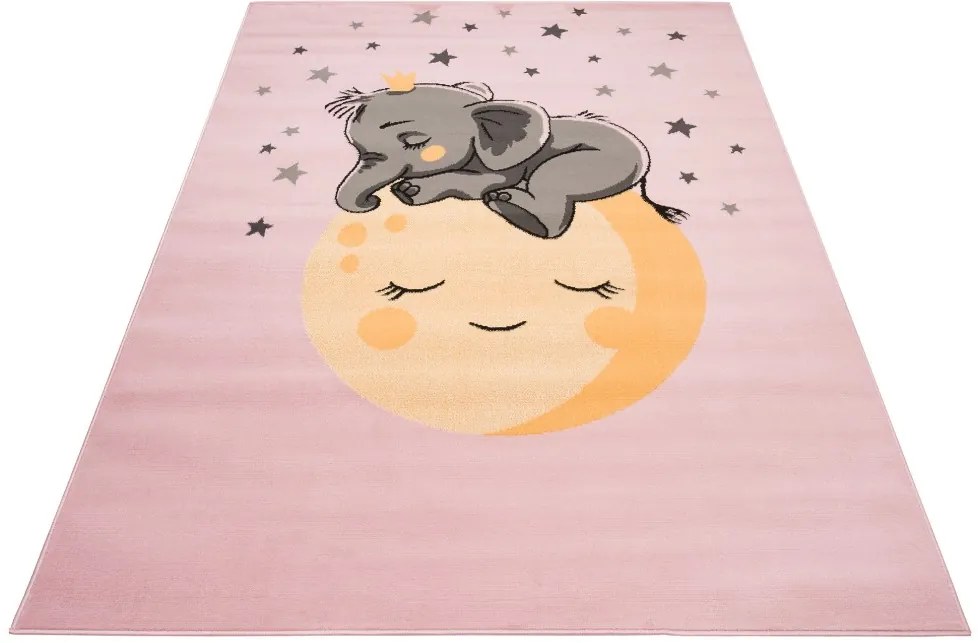 Covor pentru camera copiilor cu elefant Lăţime: 80 cm | Lungime: 150 cm