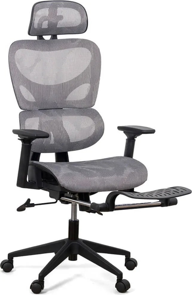Scaun Ergonomic Multifunctional Cu Suport Lombar SYYT 9508 gri