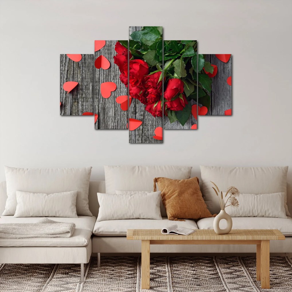 Tablou cu trandafiri (150x105 cm)