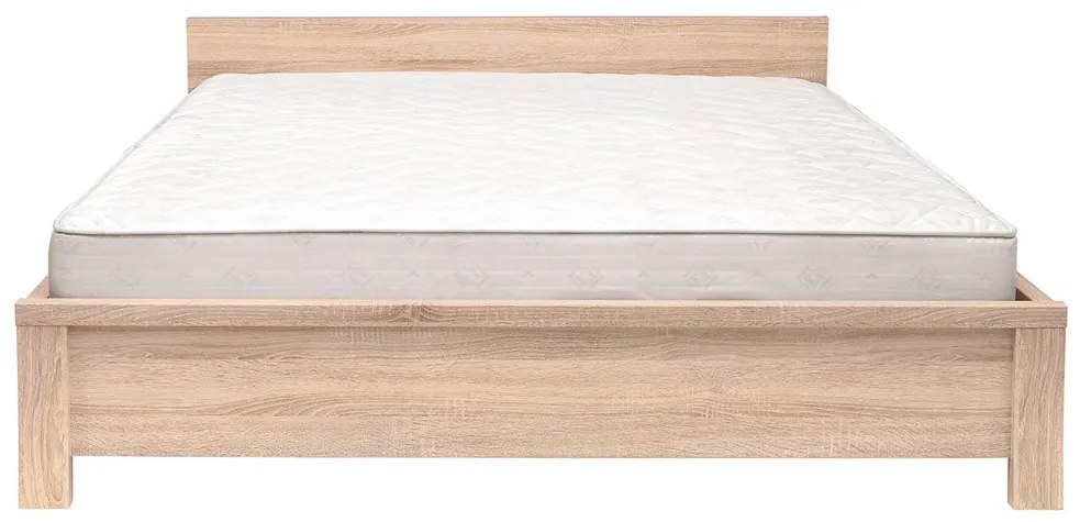 Pat matrimonial 160 cm Kaspian LOZ/160 (stejar sonoma). Promo -31%. 798009