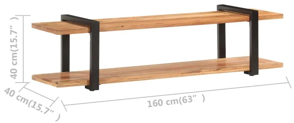 Comoda TV, 160 x 40 x 40 cm, lemn masiv de acacia 1, 160 x 40 x 40 cm, lemn masiv de acacia