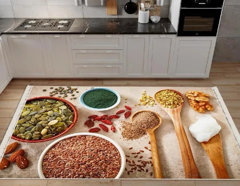 Covor bucatarie antiderapant, Condimente, mai multe dimensiuni