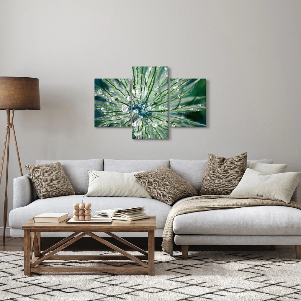 Tablou - Imagine macro a unei flori (90x60 cm)