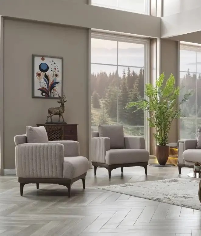 Set canapele extensibile si fotolii Elit 3+1+1