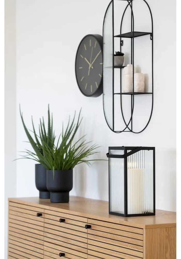 Comodă în culoare naturală joasă cu aspect de lemn de stejar 150x74 cm Kyoto – House Nordic