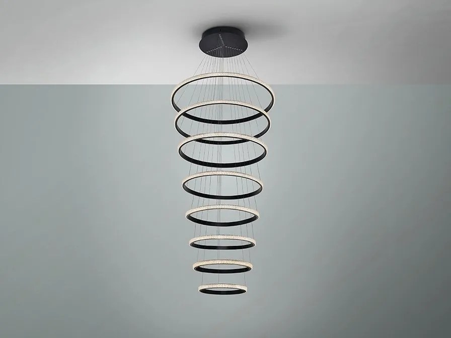 LUSTRA XXL LED DIMABILA cu telecomanda Ring 80cm, 4000K