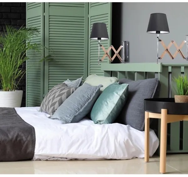 Aplica de perete MITO 1xE27 / 40W / 230V negru