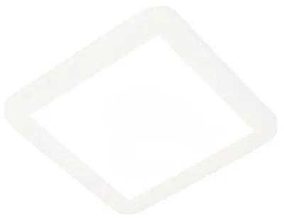 Plafoniera albă 22,5 cm cu LED în 3 trepte reglabilă IP44 - Steve