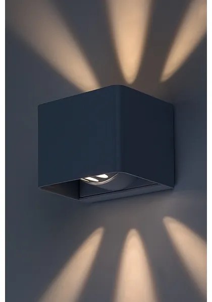 Aplică LED de exterior Rabalux 77170 HALLSTATT LED/10W/230V IP54 gri