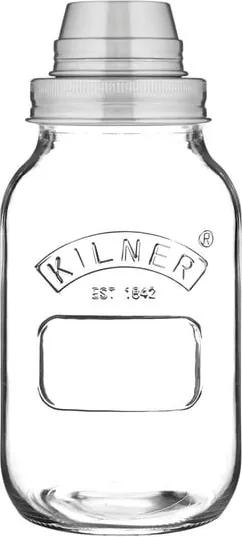 Shaker din sticlă pentru cocktail-uri Kilner, 1 L