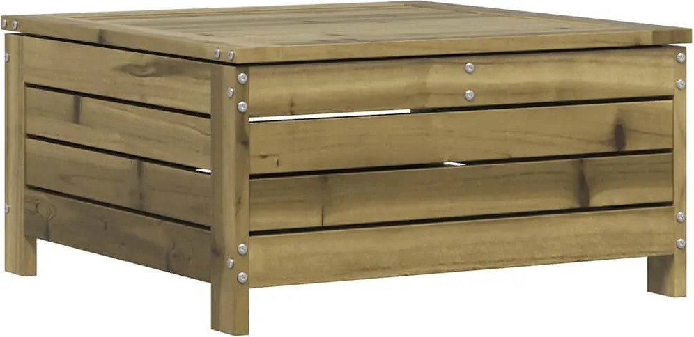 vidaXL Taburet de grădină, 62x63,5x32 cm, lemn de pin tratat