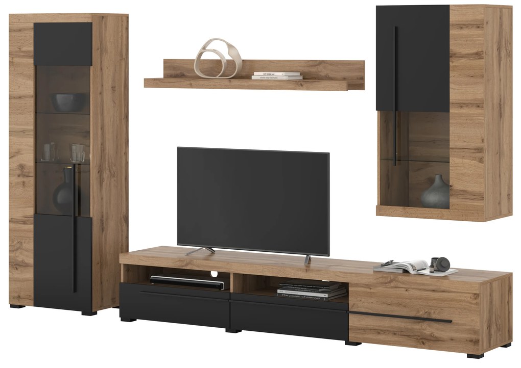 Mobilier living Rogalo 10 (Stejar wotan). 1124198
