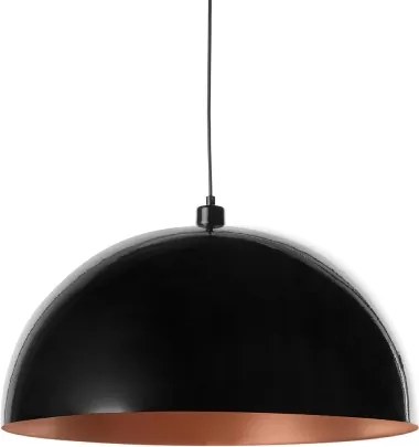 Brilagi - Lustră LED suspendată pe cablu METALO 1xE27/40W/230V Ø 40 cm negru/cupru