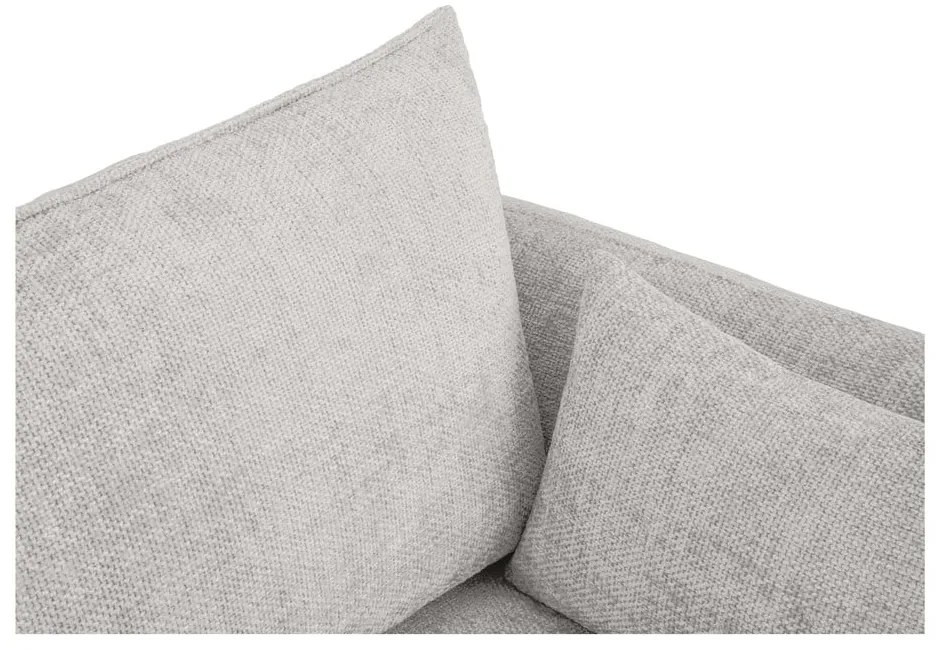 Canapea gri deschis 240 cm Matera – Cosmopolitan Design