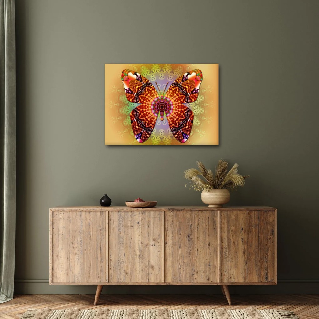 Tablou - Fluture etno (70x50 cm)
