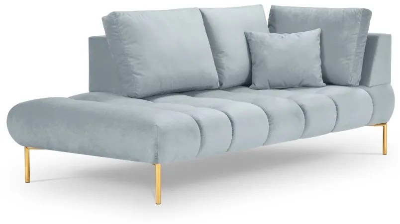 Sezlong Hasting 2 locuri catifea H75 cm