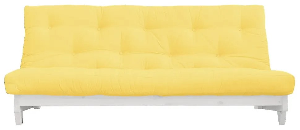Canapea variabilă Karup Design Fresh White/Yellow